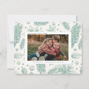 Xmas Joy Christmas Family Photo Holiday Card