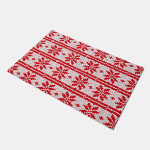 Xmas knitting seamless pattern 1 + your ideas doormat