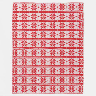 Xmas knitting seamless pattern 1 + your ideas fleece blanket