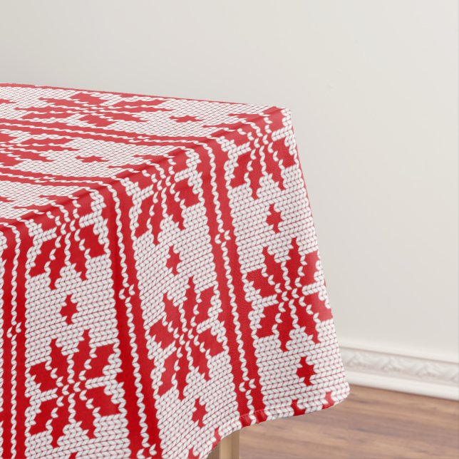 Xmas knitting seamless pattern 1 + your ideas tablecloth (In Situ)