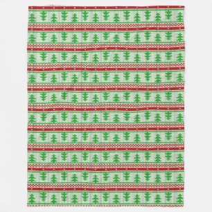 Xmas knitting seamless pattern 2 + your ideas fleece blanket