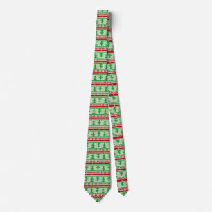 Xmas knitting seamless pattern 2 + your ideas tie