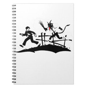 xmas krampus notebook