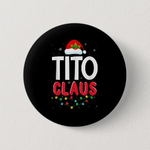 Xmas Light Tito Santa Claus Christmas Matching Cos 6 Cm Round Badge