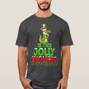Xmas Lighting Is This Jolly Enough Crocodile Chris T-Shirt