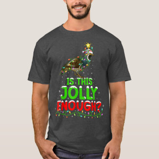 Xmas Lighting Is This Jolly Enough Quail Christmas T-Shirt