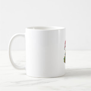 Xmas Lighting Santa Hat Boston Terrier Dog Christm Coffee Mug