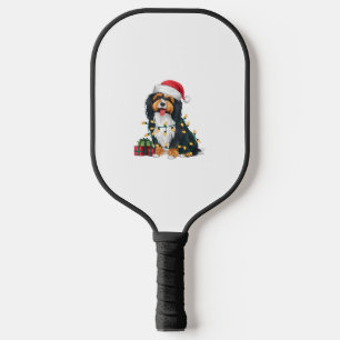 Xmas Lighting Santa Hat Havanese Dog Christmas Pickleball Paddle