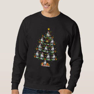 Xmas Lights American Bulldog Christmas Tree Sweatshirt