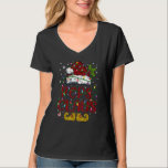 Xmas Lights Matching Family Christmas Santa Pops C T-Shirt<br><div class="desc">Xmas Lights Matching Family Christmas Santa Pops Claus</div>