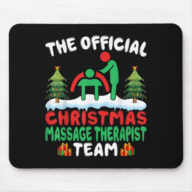 Xmas Mage Therast Team - Mage Therapy Christmas  Mouse Pad (Front)