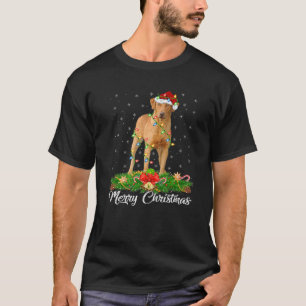 Xmas Matching Santa Hat Chesapeake Bay Retriever C T-Shirt