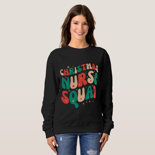 Xmas Nurse Squad Sweatshirt (Front Full)