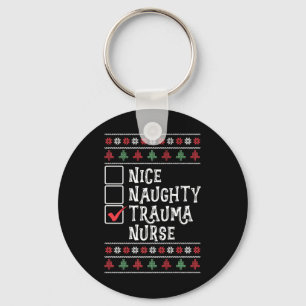 Xmas Nursing Healthcare Worker Trauma Nurse Christ Key Ring