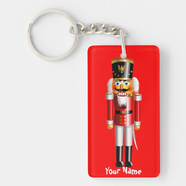 Xmas Nutcracker Toy Soldiers Key Ring (Front)