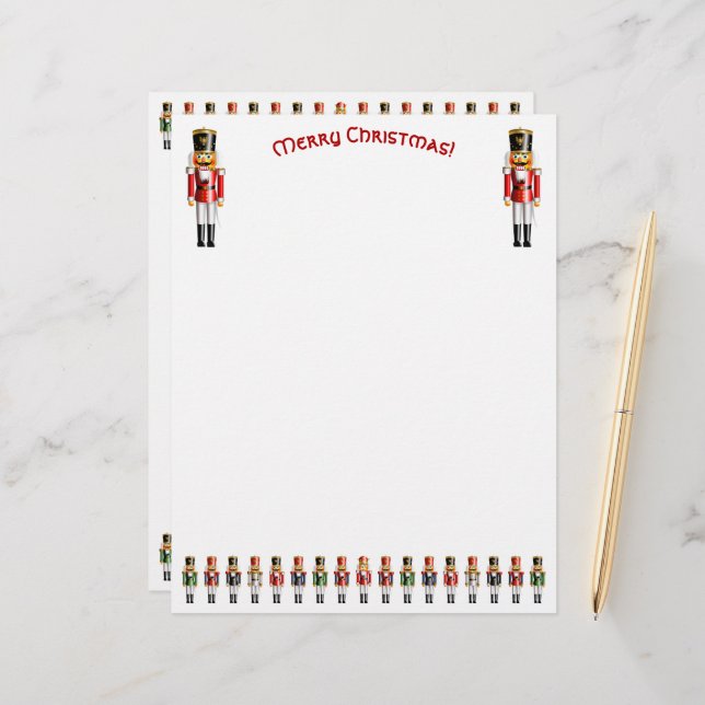 Xmas Nutcrackers Toy Soldiers Army (Front/Back In Situ)