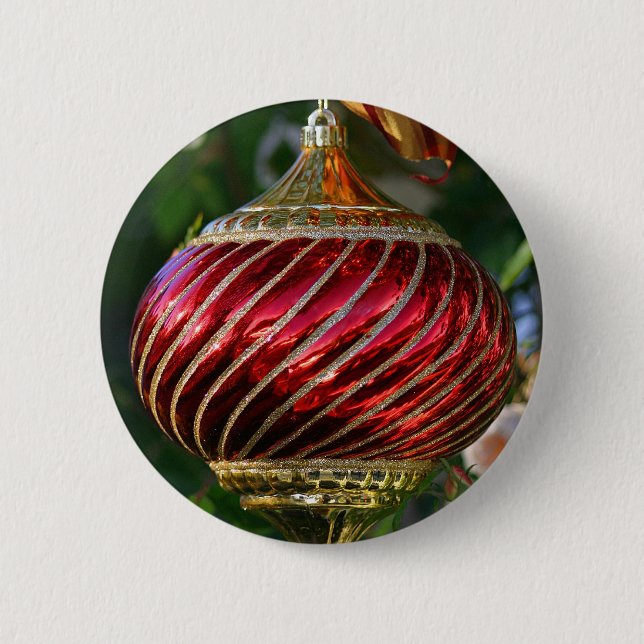Xmas Ornament 6 Cm Round Badge (Front)