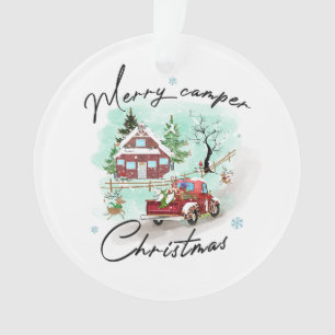 Xmas Ornament Merry Campers Christmas