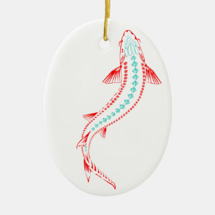 >XMAS ORNAMENT -STURGEON FISH -SWIMMING STURGEON