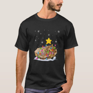 Xmas Oyster Animals Christmas Tree Lights T-Shirt