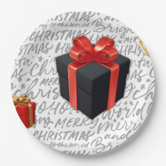 Xmas paper plate