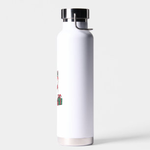 Xmas Party Decoration Santa Akita Dog Christmas Water Bottle
