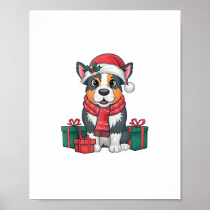Xmas Party Decoration Santa Australian Cattle Dog