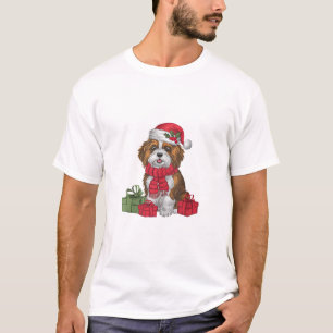 Xmas Party Decoration Santa Havanese Dog Christmas T-Shirt