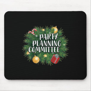 Xmas Party Planning Tees &amp; Aparel _ Red Party  Mouse Pad