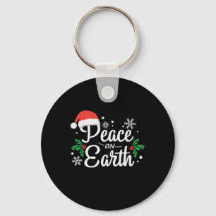 Xmas Peace On Earth Key Ring