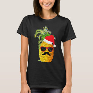 Xmas Pineapple Sungles - Christmas In July T-Shirt