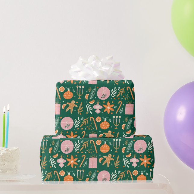 Xmas plant Holiday Noel Christmas Wrapping  Wrapping Paper (Creator Uploaded)