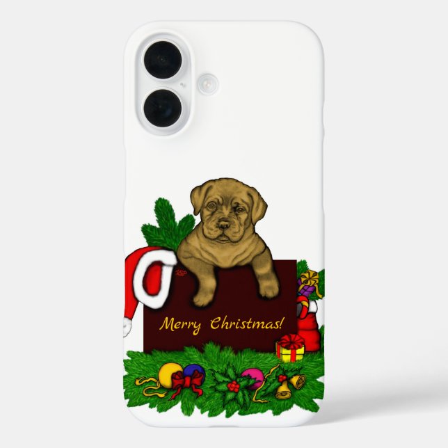 XMas Puppy Case-Mate iPhone Case (Back)