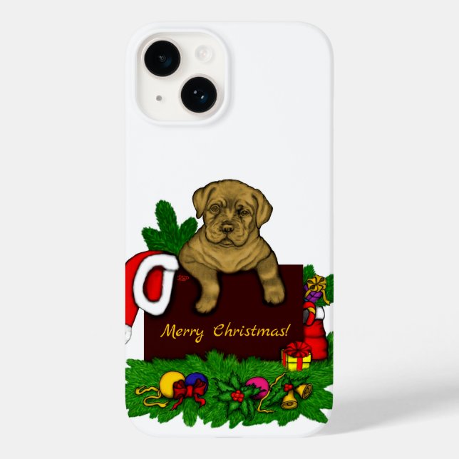 XMas Puppy Case-Mate iPhone Case (Back)
