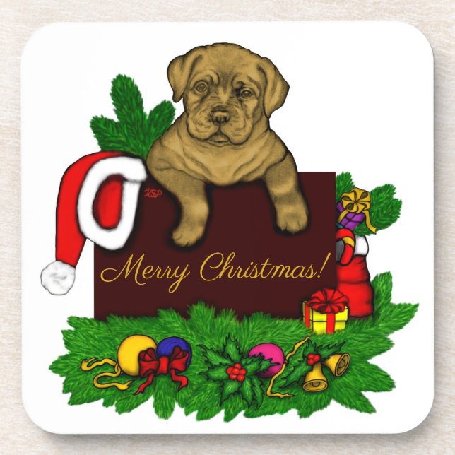 XMas Puppy Coaster (Front)