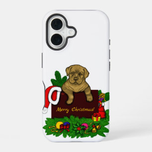 XMas Puppy iPhone 16 Case