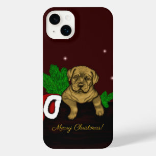 XMas Puppy iPhone 14 Plus Case