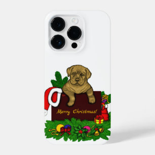 XMas Puppy iPhone 14 Pro Case