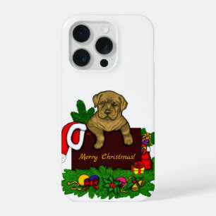 XMas Puppy iPhone 15 Pro Case