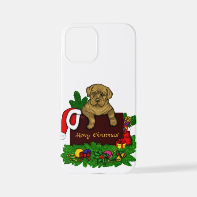 XMas Puppy iPhone Case (Back)