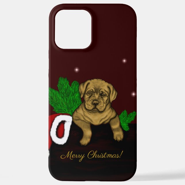 XMas Puppy iPhone Case (Back)