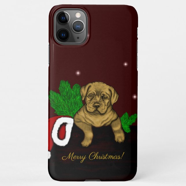 XMas Puppy iPhone Case (Back)