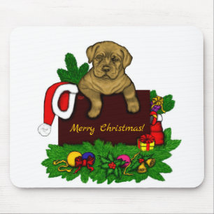 XMas Puppy Mouse Pad
