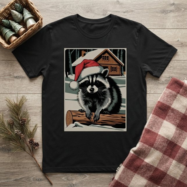 Xmas Racoon T-Shirt (Creator Uploaded)
