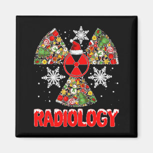 Xmas Radiology Christmas Radiologist Xray Tech Cut Magnet