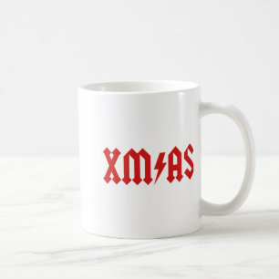 Xmas Rock Roll Heavy Metal Funny Christmas Xmas Fu Coffee Mug