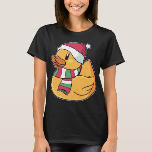 Xmas Rubber Ducky Duckie Duck Christmas Gift Cute T-Shirt