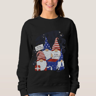 Xmas Santa Hat American Merry Christmas Gnomes Sweatshirt