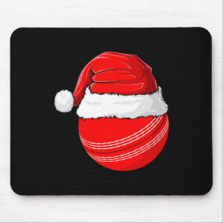 Xmas Santa Hat Christmas Cricket  Mouse Pad