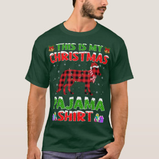 Xmas Santa Hat This Is My Fennec Fo Christmas Paja T-Shirt